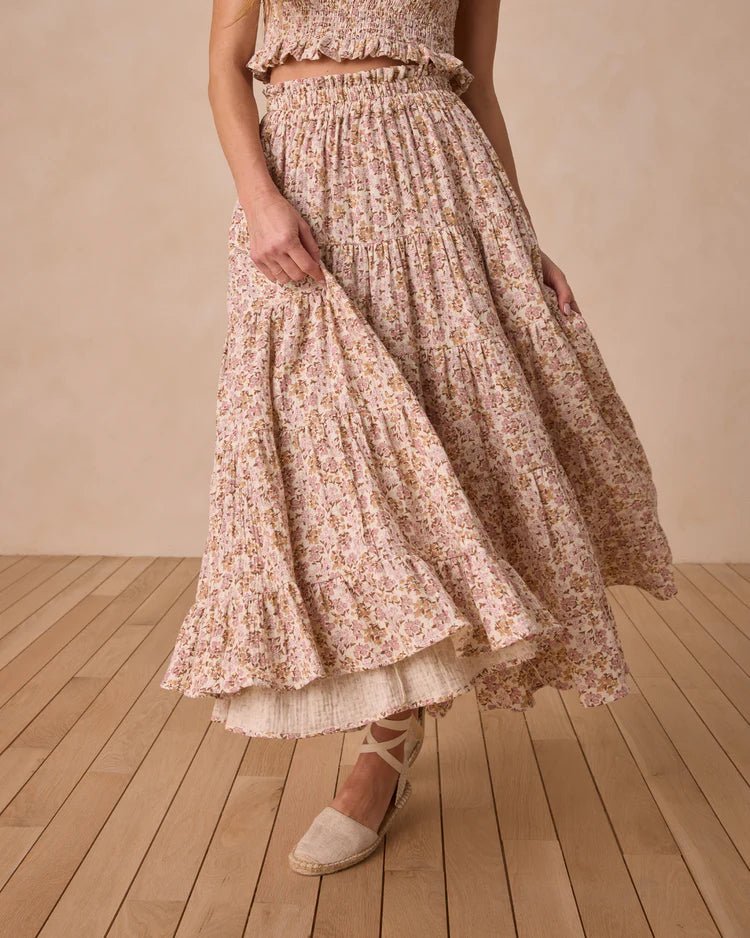 Ruffle Tiered Maxi Skirt || Wildflower