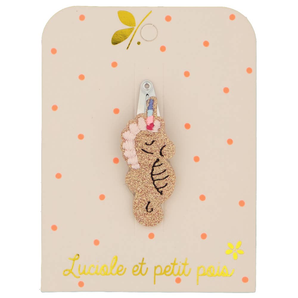 Seahorse hair clip