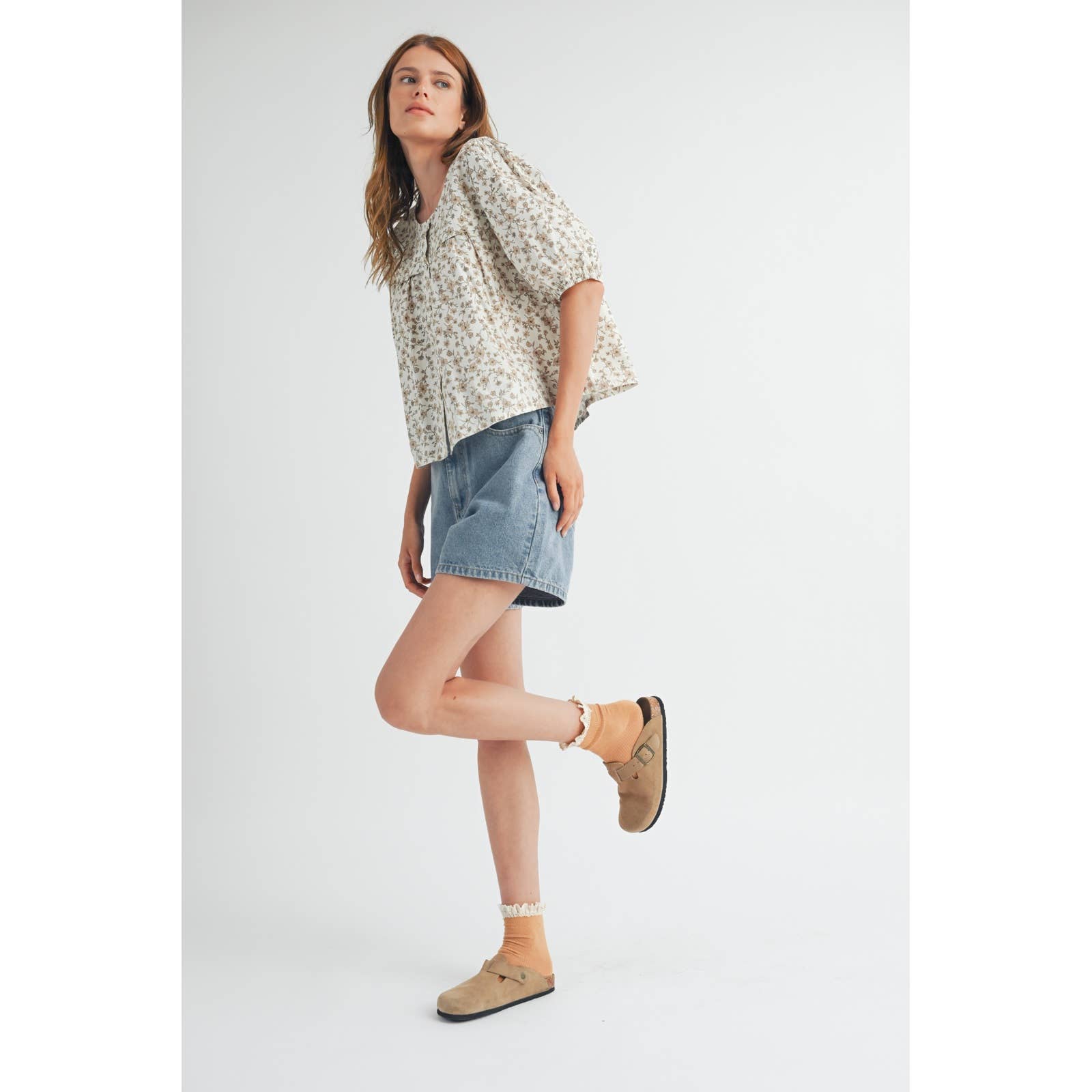 Selen Button - Up Blouse