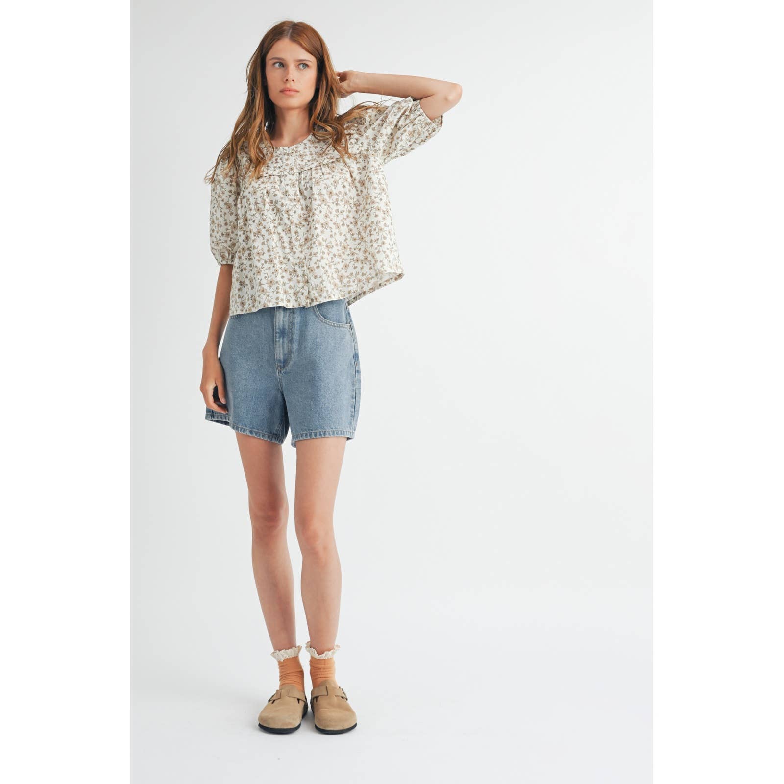 Selen Button - Up Blouse