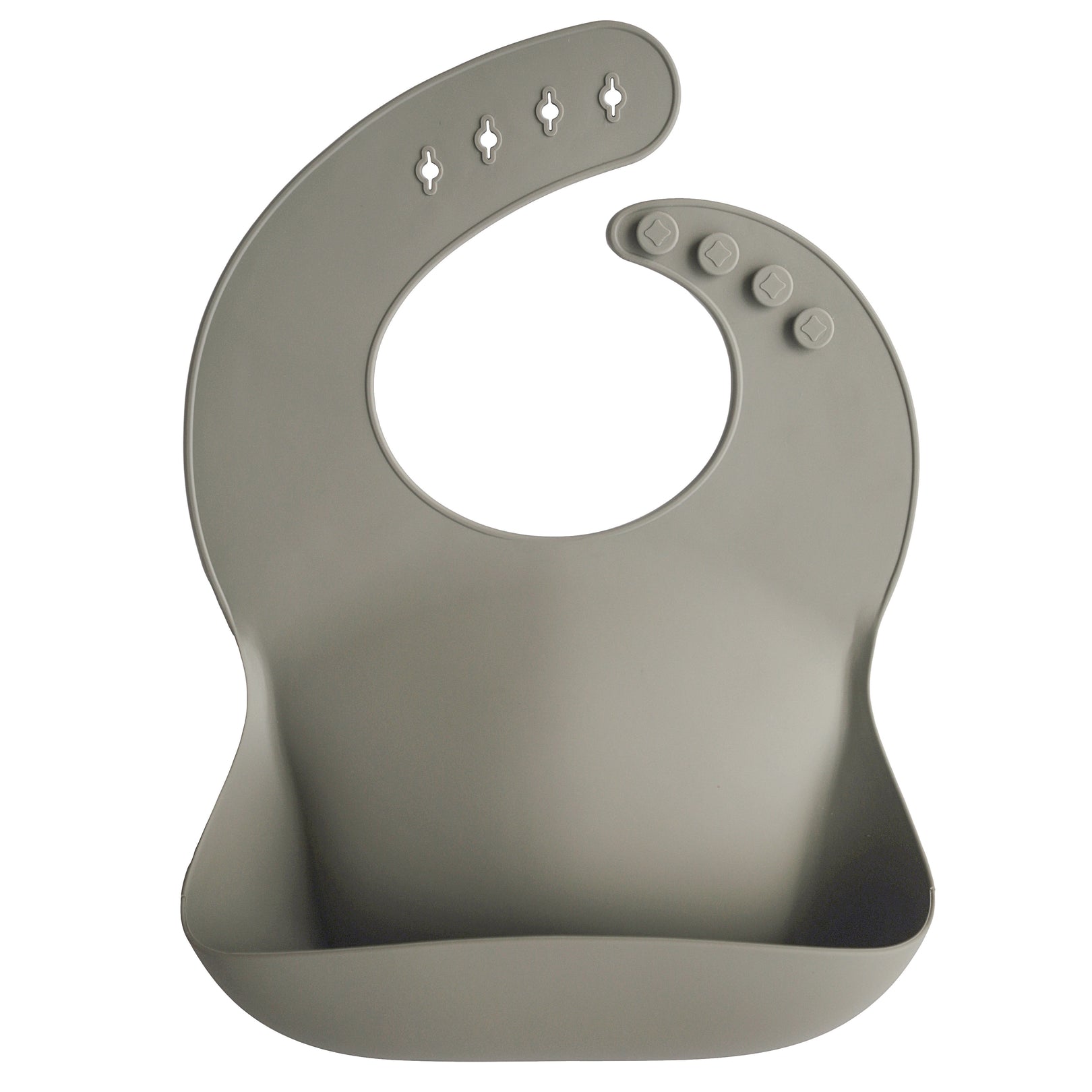 Silicone Baby Bib (Silver Sage)