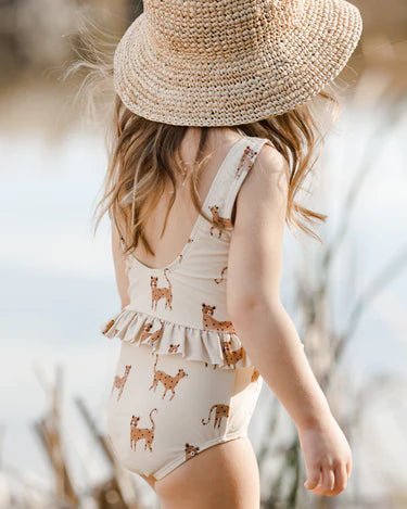 Skirted One - Piece || Leopard