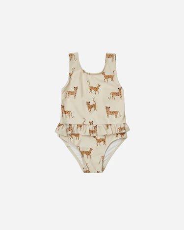 Skirted One - Piece || Leopard