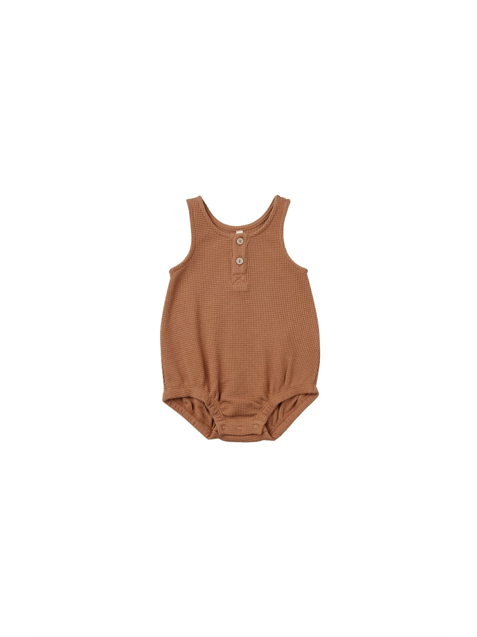 Sleeveless Bubble Romper || Clay - LAST 12/18M & 2/3Y