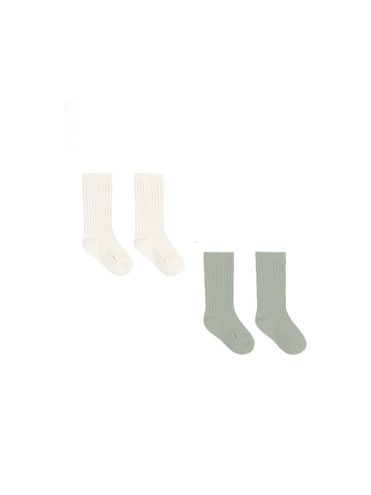 Socks Set || Natural, Sage