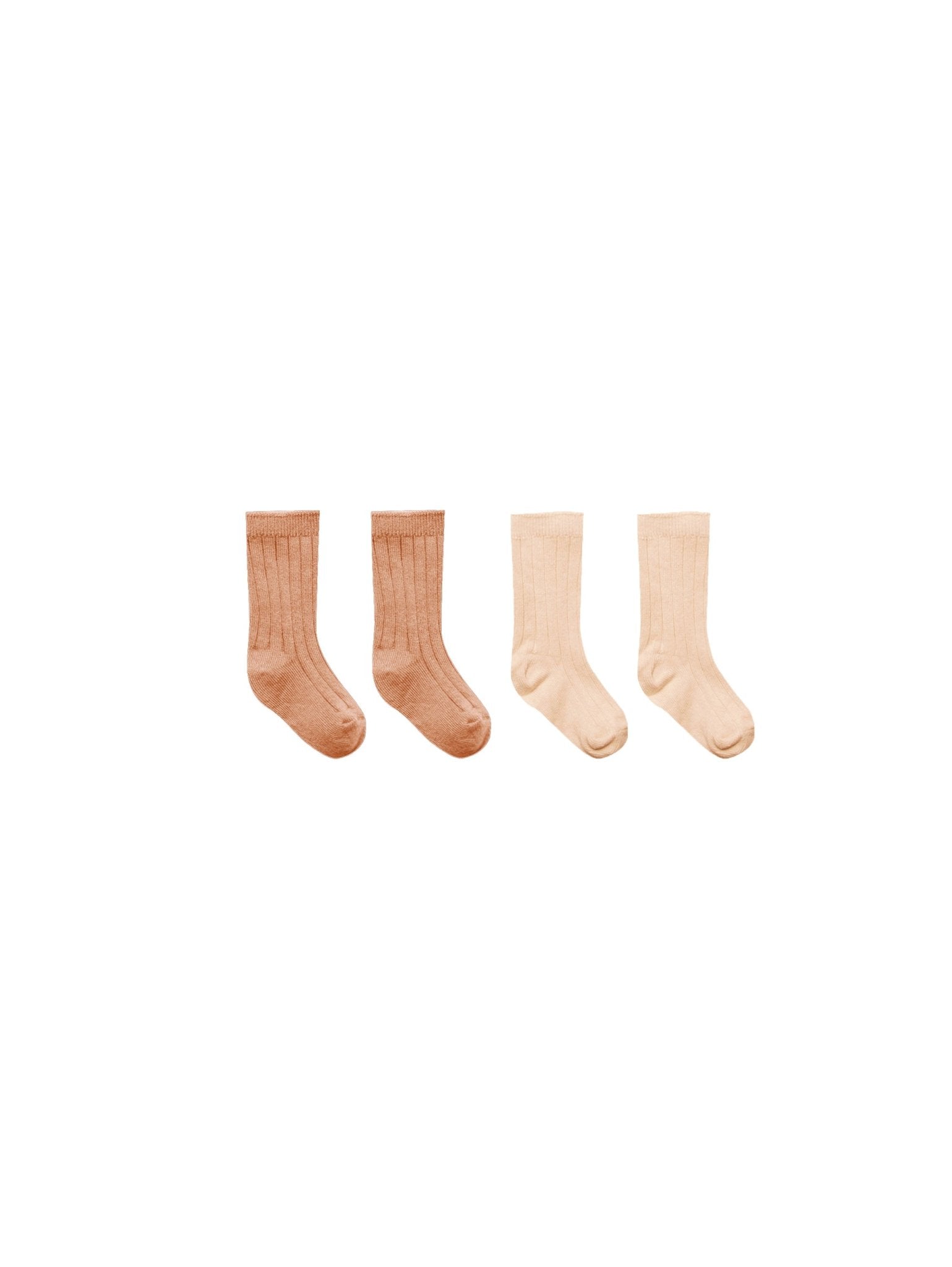 Socks Set of 2 || Shell + Melon