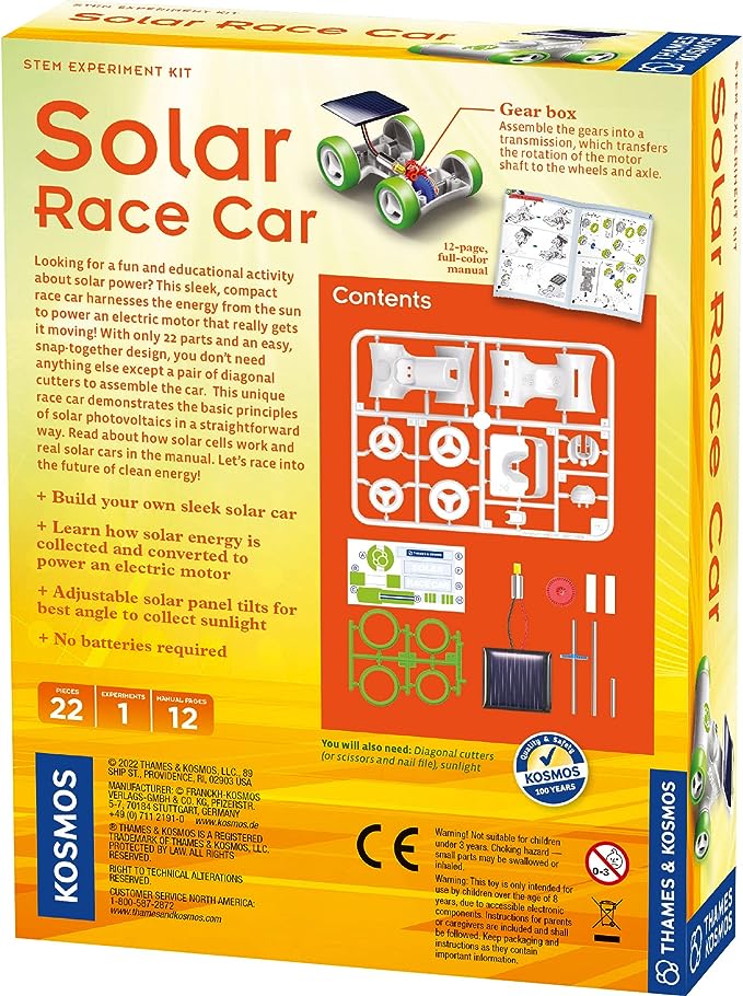 Solar Race Car | STEM Experiment Kit - Khanh