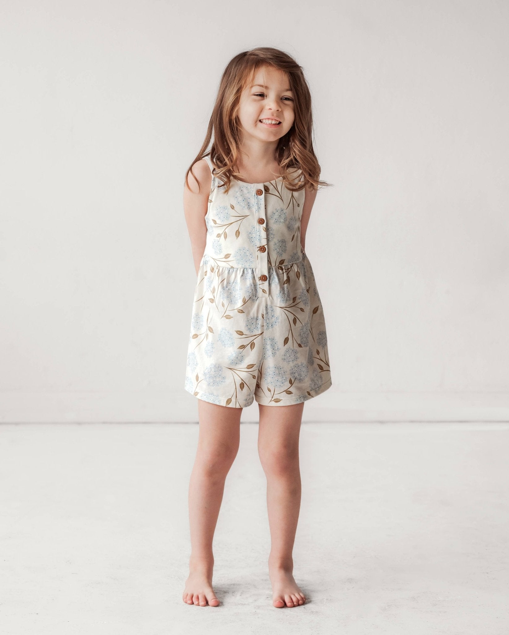 Tank Romper || Hydrangea