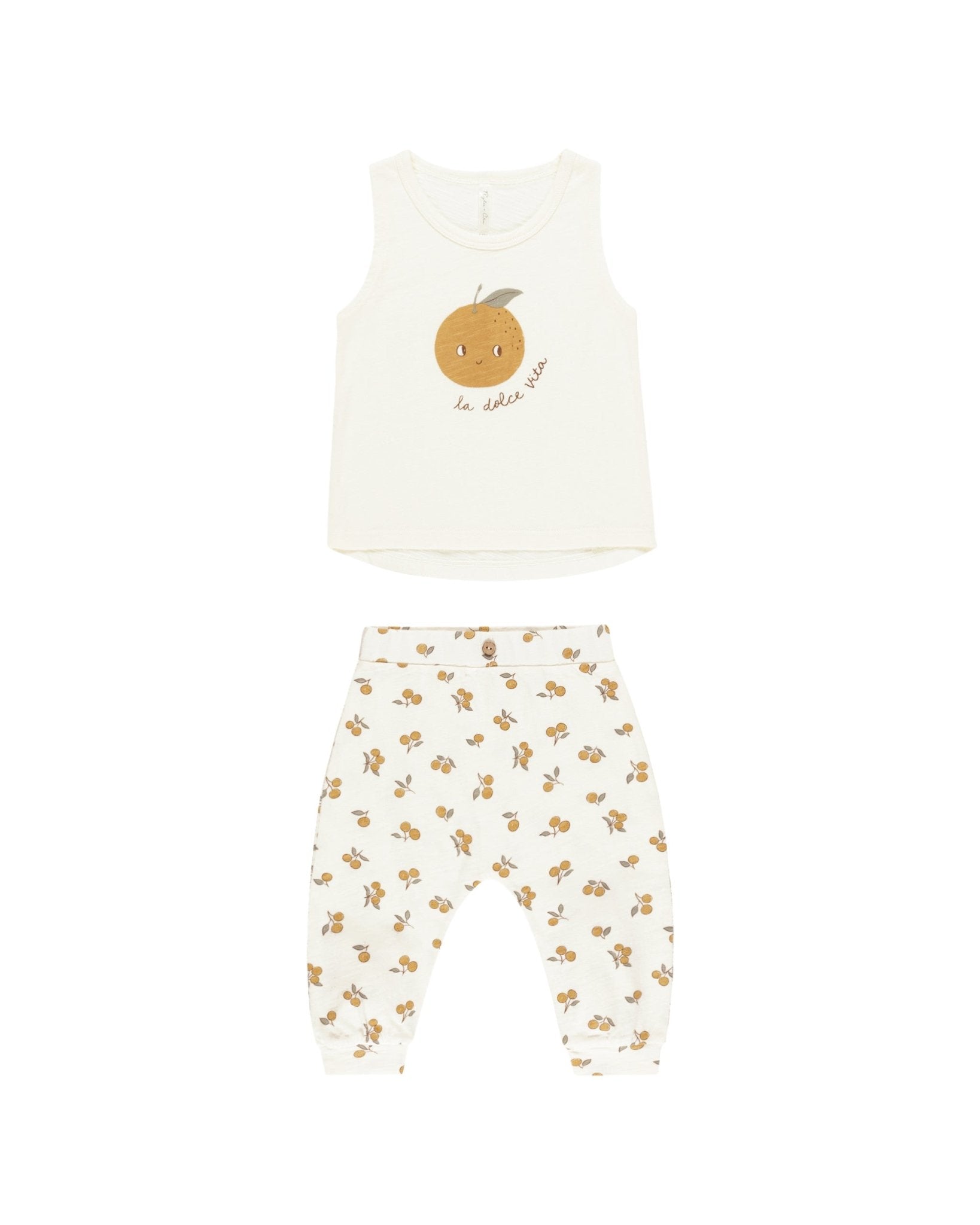 Tank + Slouch Pant Set || Oranges