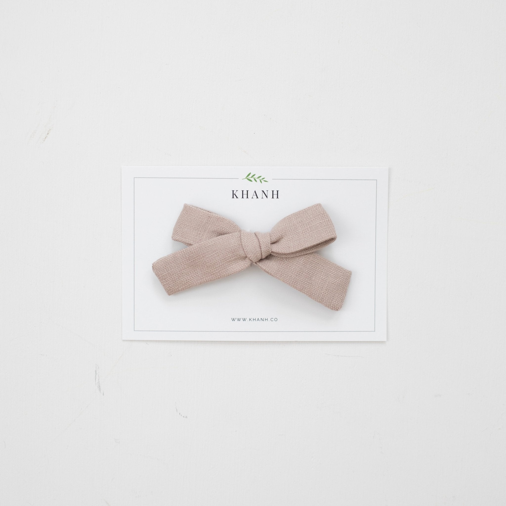Tea Rose | Medium Hand Tied Bow