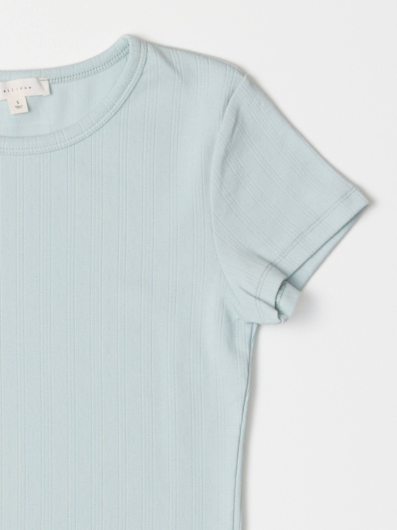 The Deborah Pointelle Top - Dew