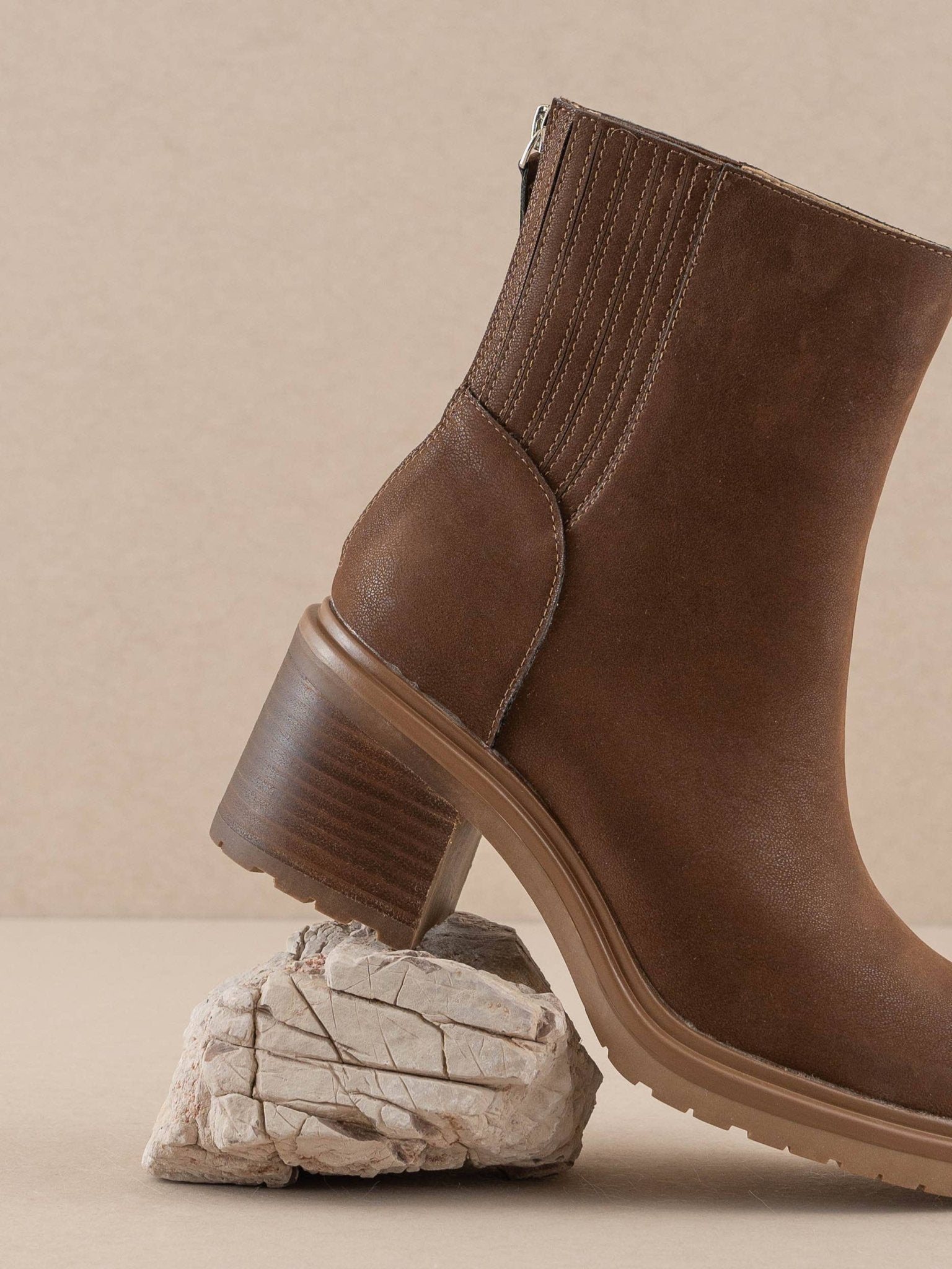 The Megan | Chelsea Bootie - Coffee - Khanh