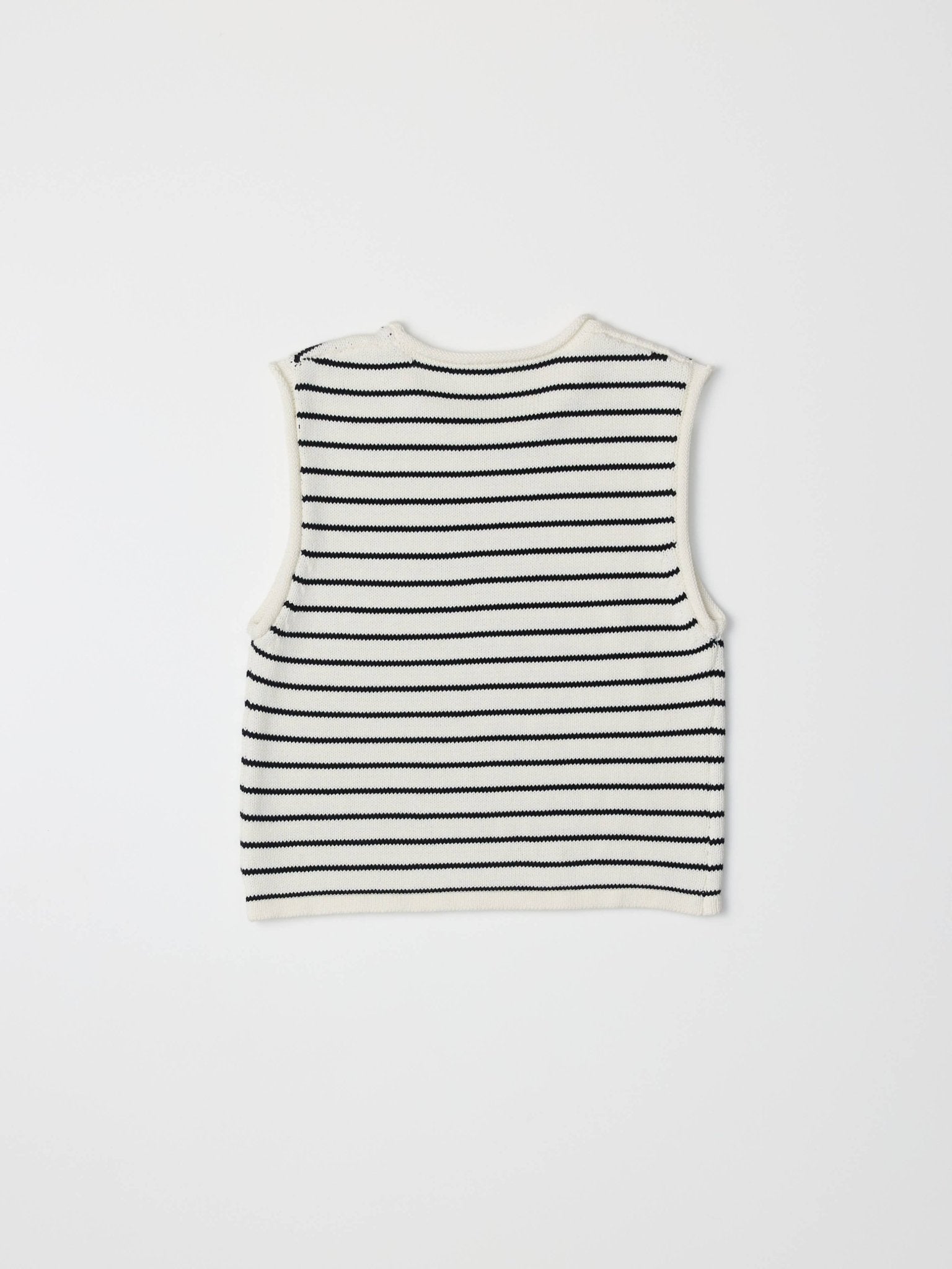 The Paulson Striped Sleeveless Knit Top