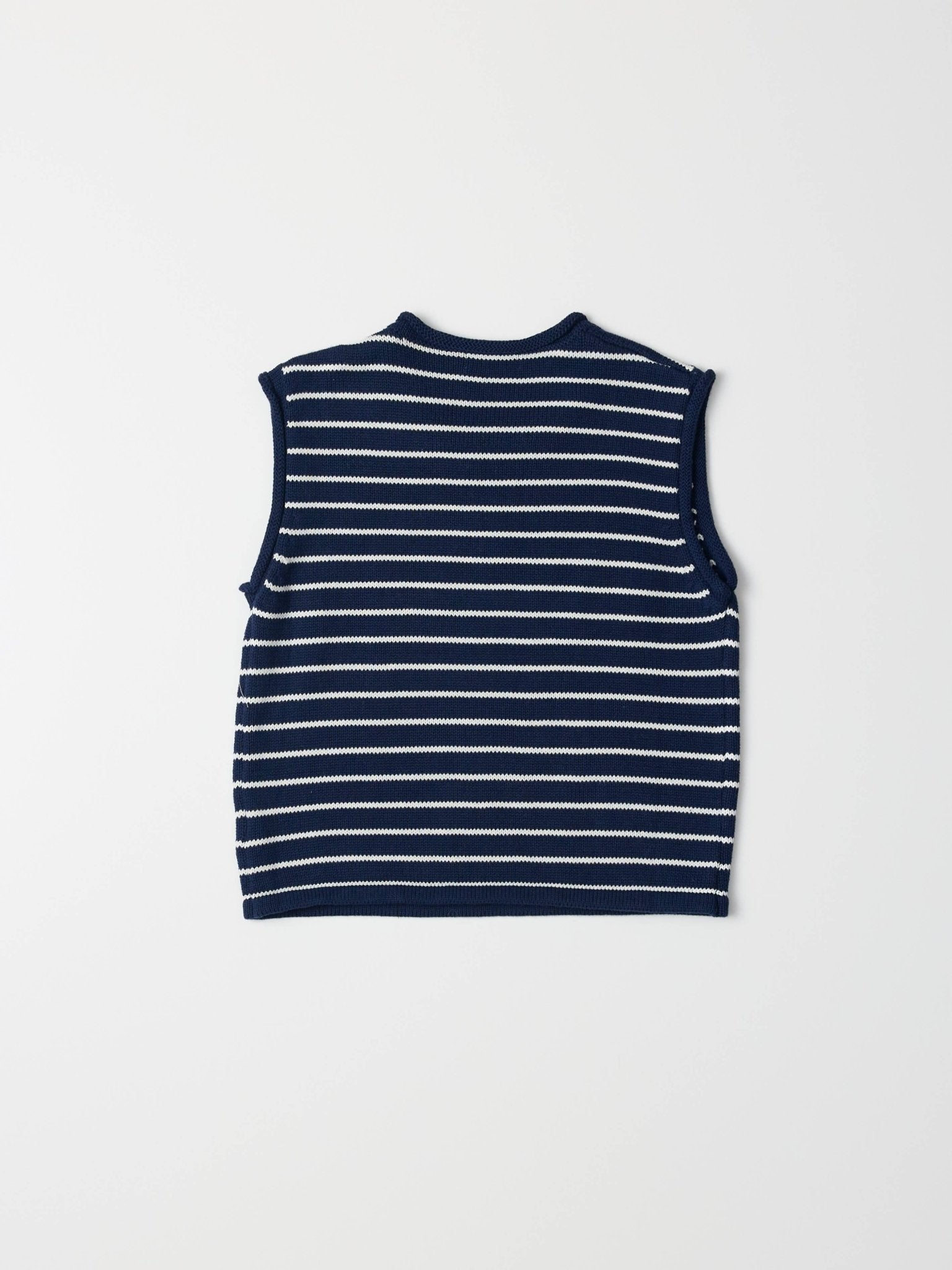 The Paulson Striped Sleeveless Knit Top