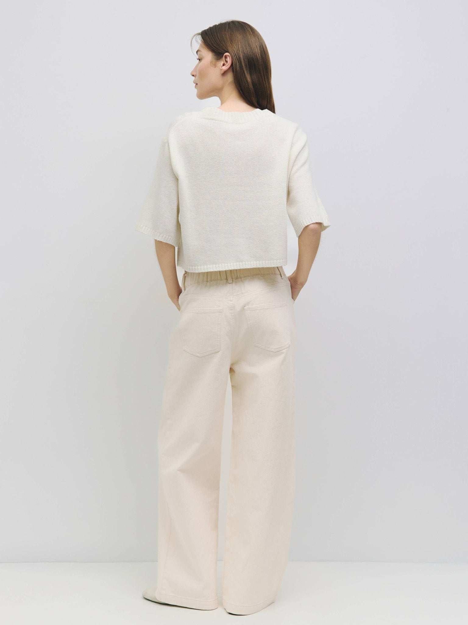 The Stacey Brushed Cardigan - Cream