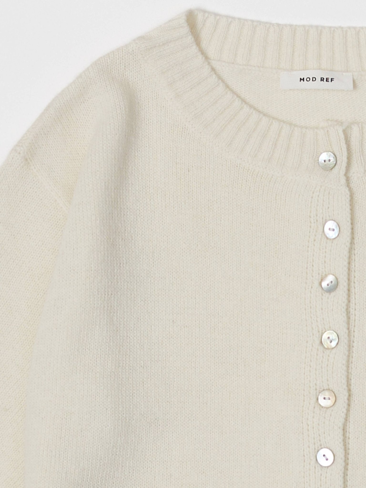The Stacey Brushed Cardigan - Cream