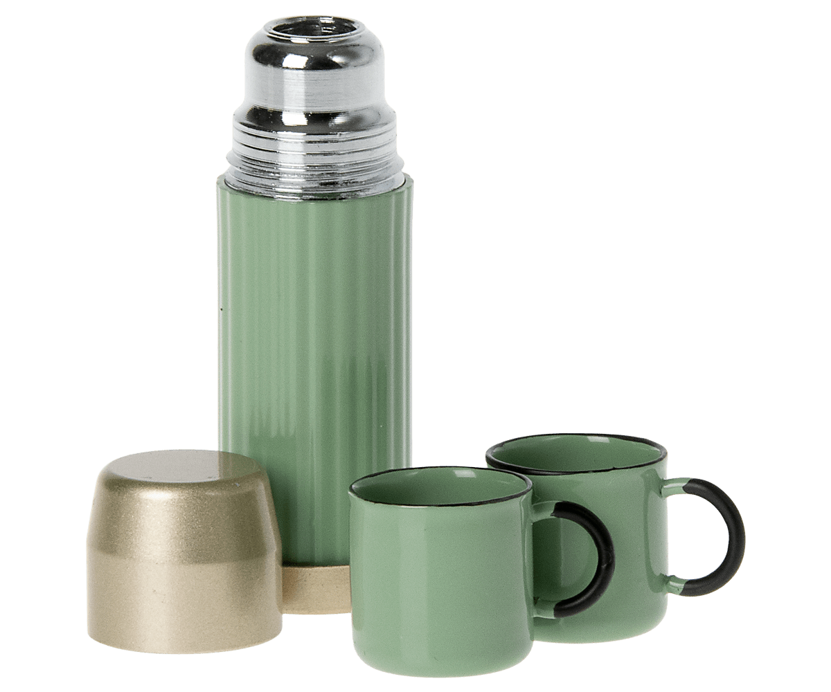 Thermos and cups, Mouse || Mint