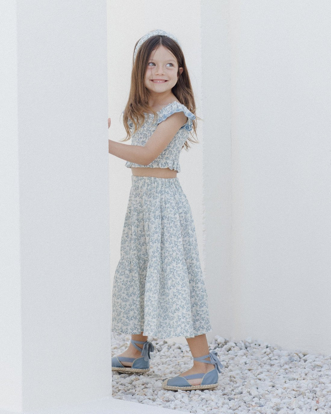 Tiered Midi Skirt || Blossom