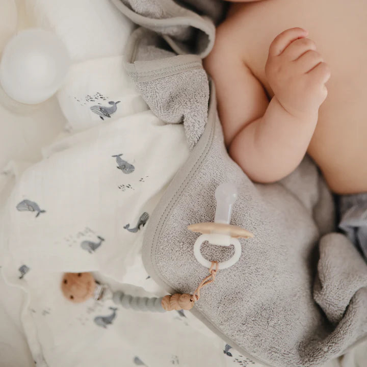 Silicone Pacifier Clip || Eva - Stone