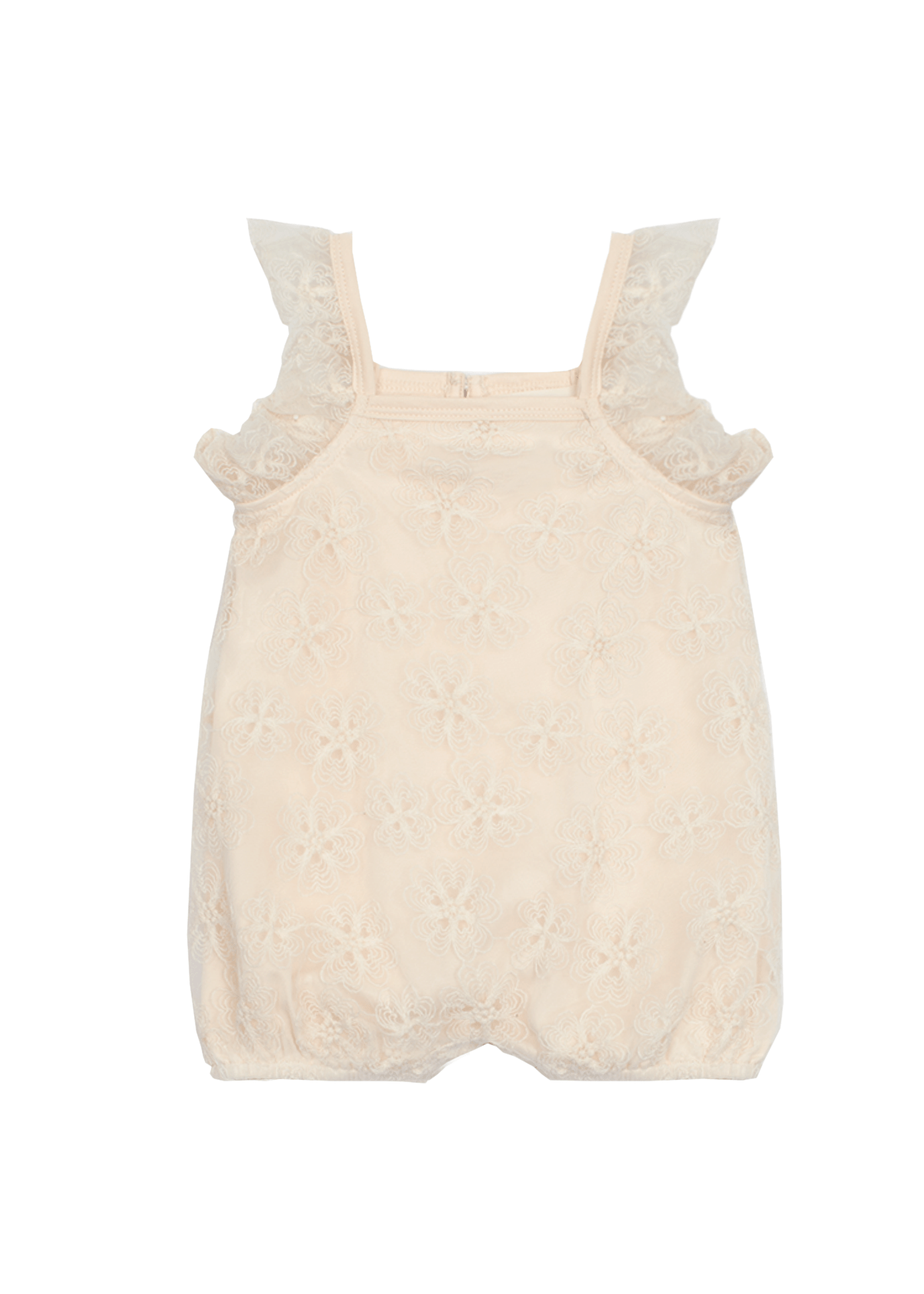 Vanilla Bean Embroidered Romper