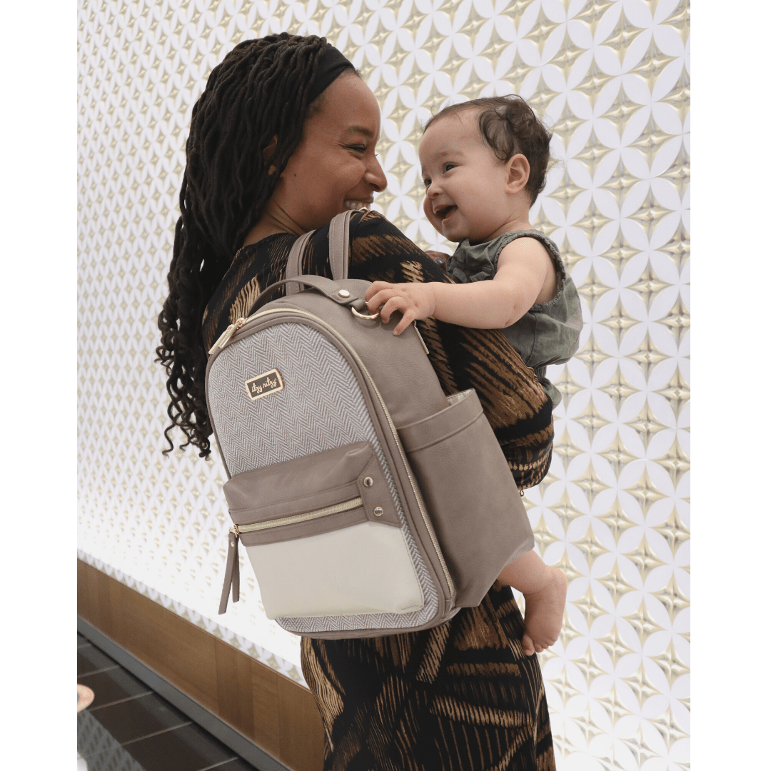 Vanilla Latte Itzy Mini™ Diaper Bag Backpack