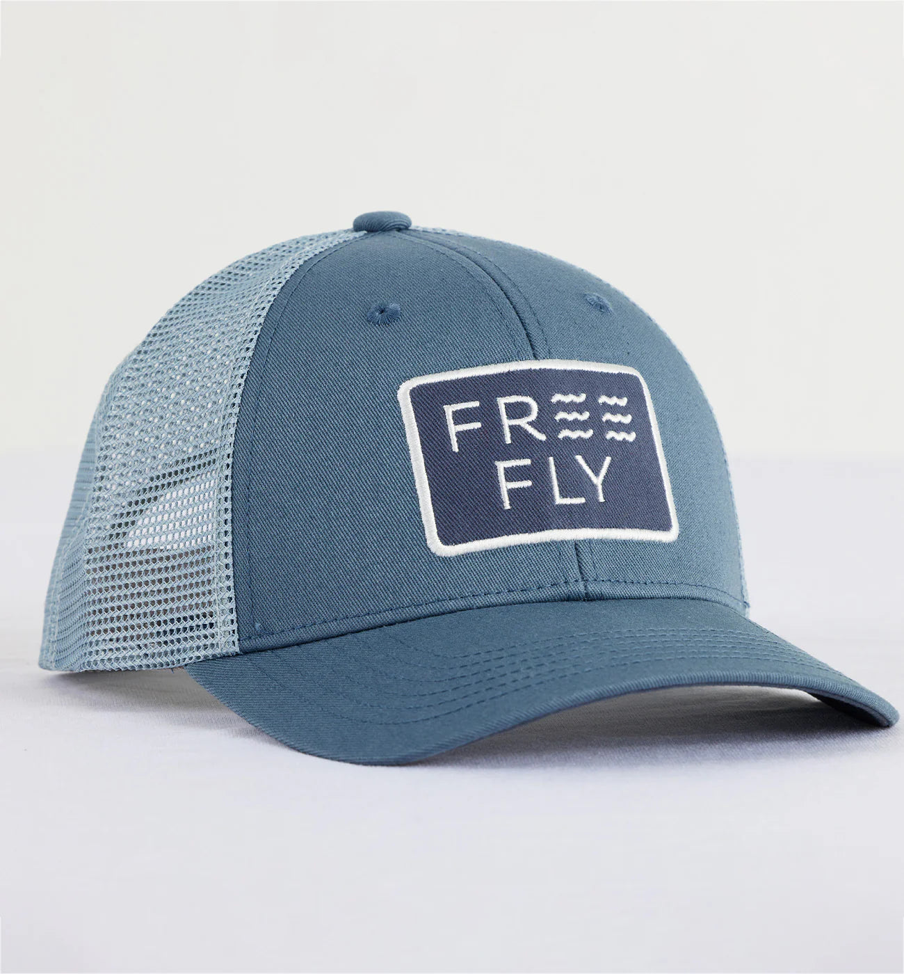 Wave Trucker Hat || Slate Blue - Youth