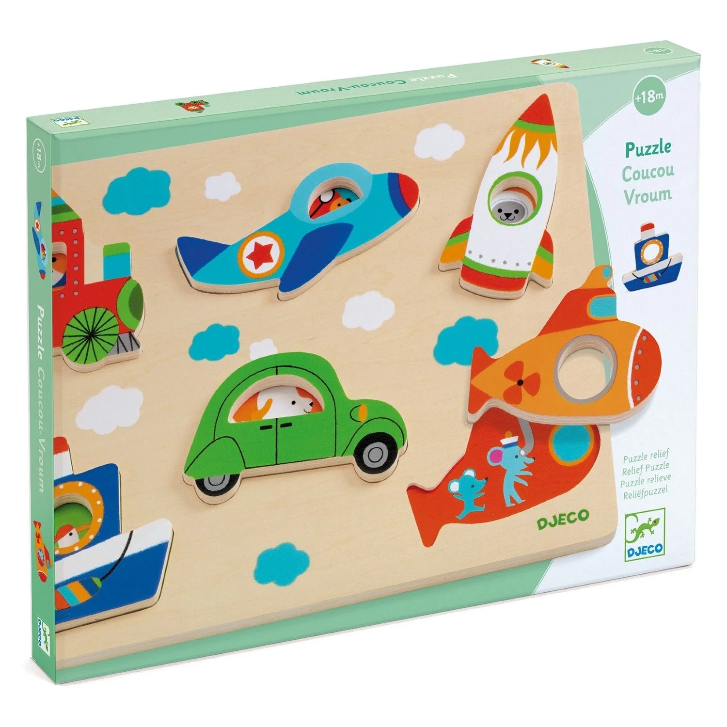 Wooden Puzzles Vroom