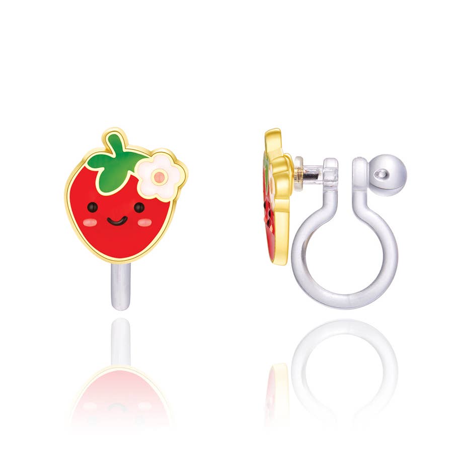 You're Berry Cute Earrings (Clip Ons)