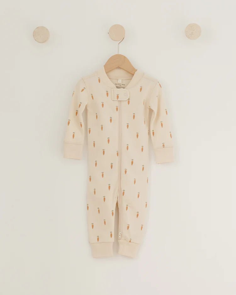Zip Long Sleeve Sleeper || Carrots