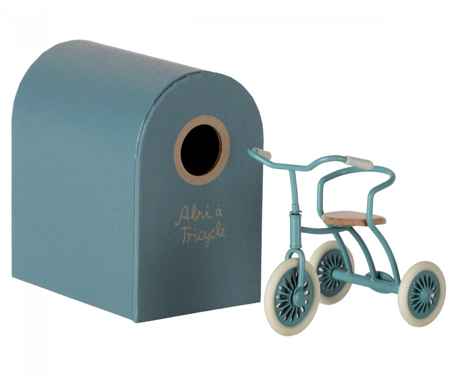 Abri à tricycle | Petrol blue