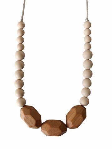 The Austin | Cream Teething Necklace