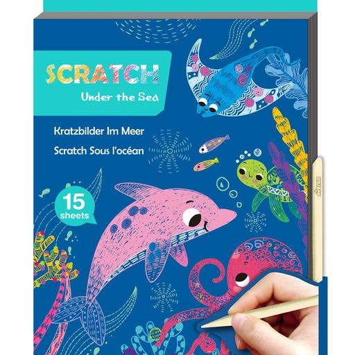 Scratch Art Book - Medium UNDER THE SEA