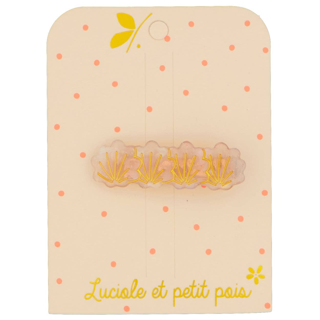4 shell hair clip - Mother - of - pearl