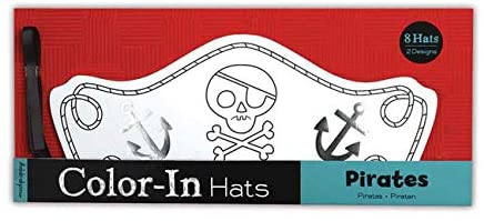 Pirates Color in Hats