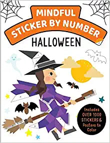 Mindful Sticker By Numbers | Halloween