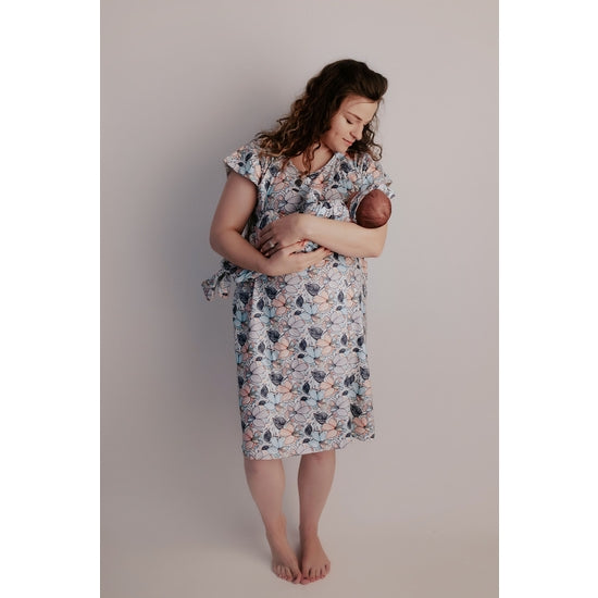 Flower Bloom Labor and Delivery/ Nursing Gown