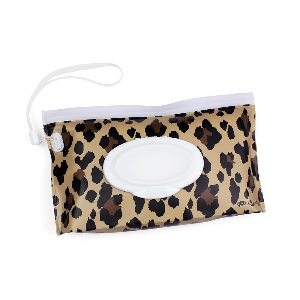 Pouch Reusable Wipes Cases | Leopard