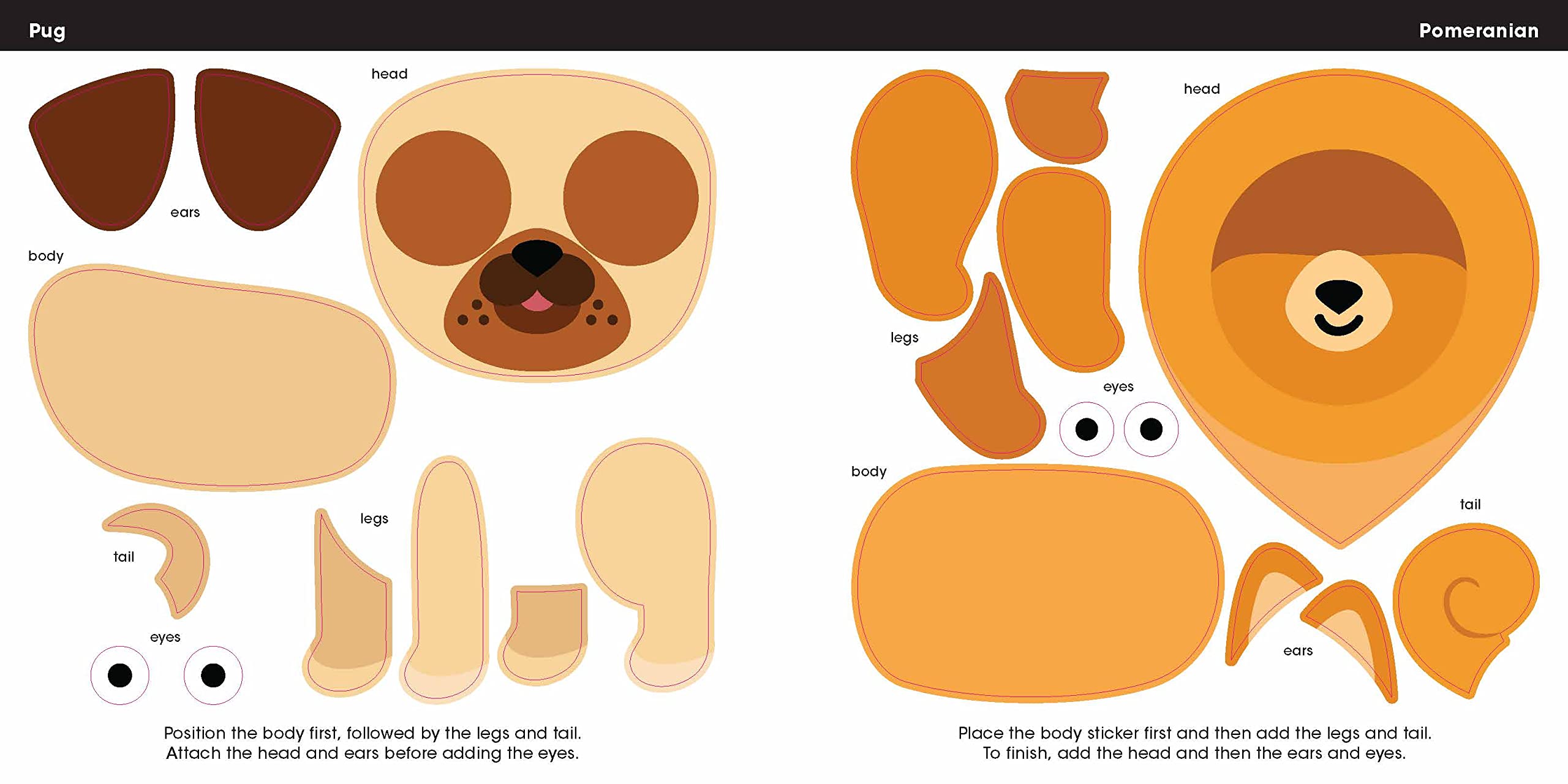 First Sticker Art: Cuddly Pets: Color By Stickers for Kids,