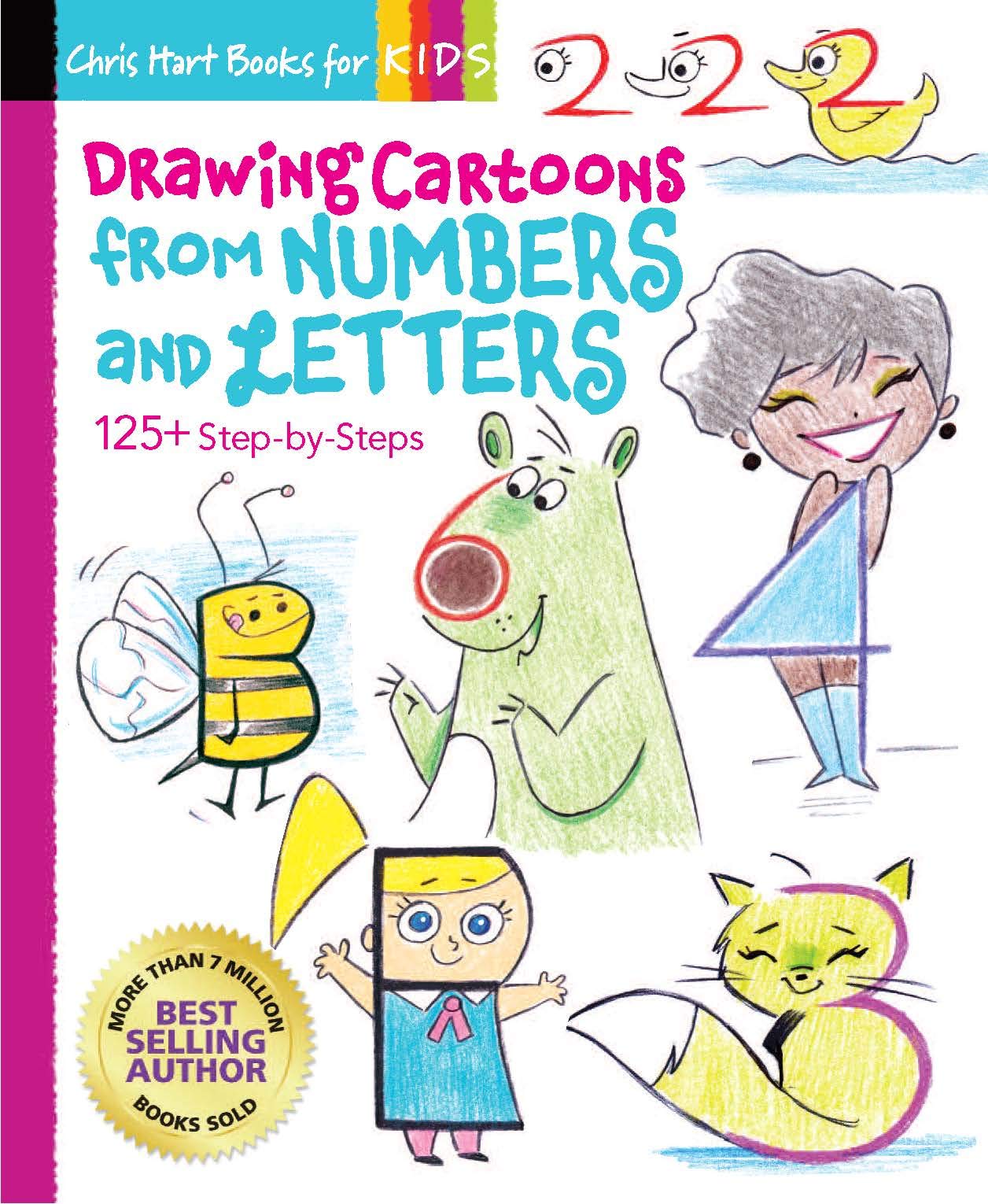 Drawing Cartoons from Numbers and Letters