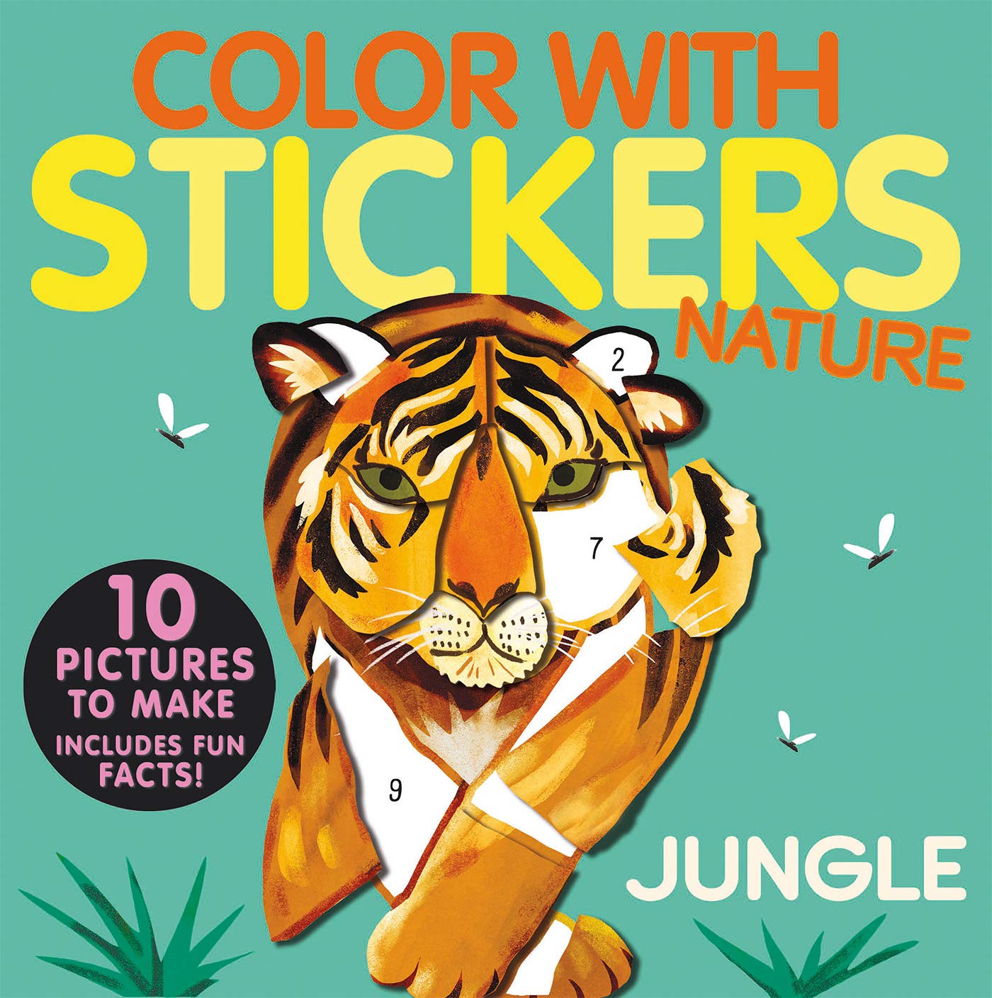 Color with Stickers Nature Jungle