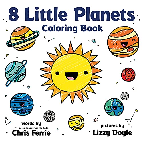 8 Little Planets Coloring Book - Khanh
