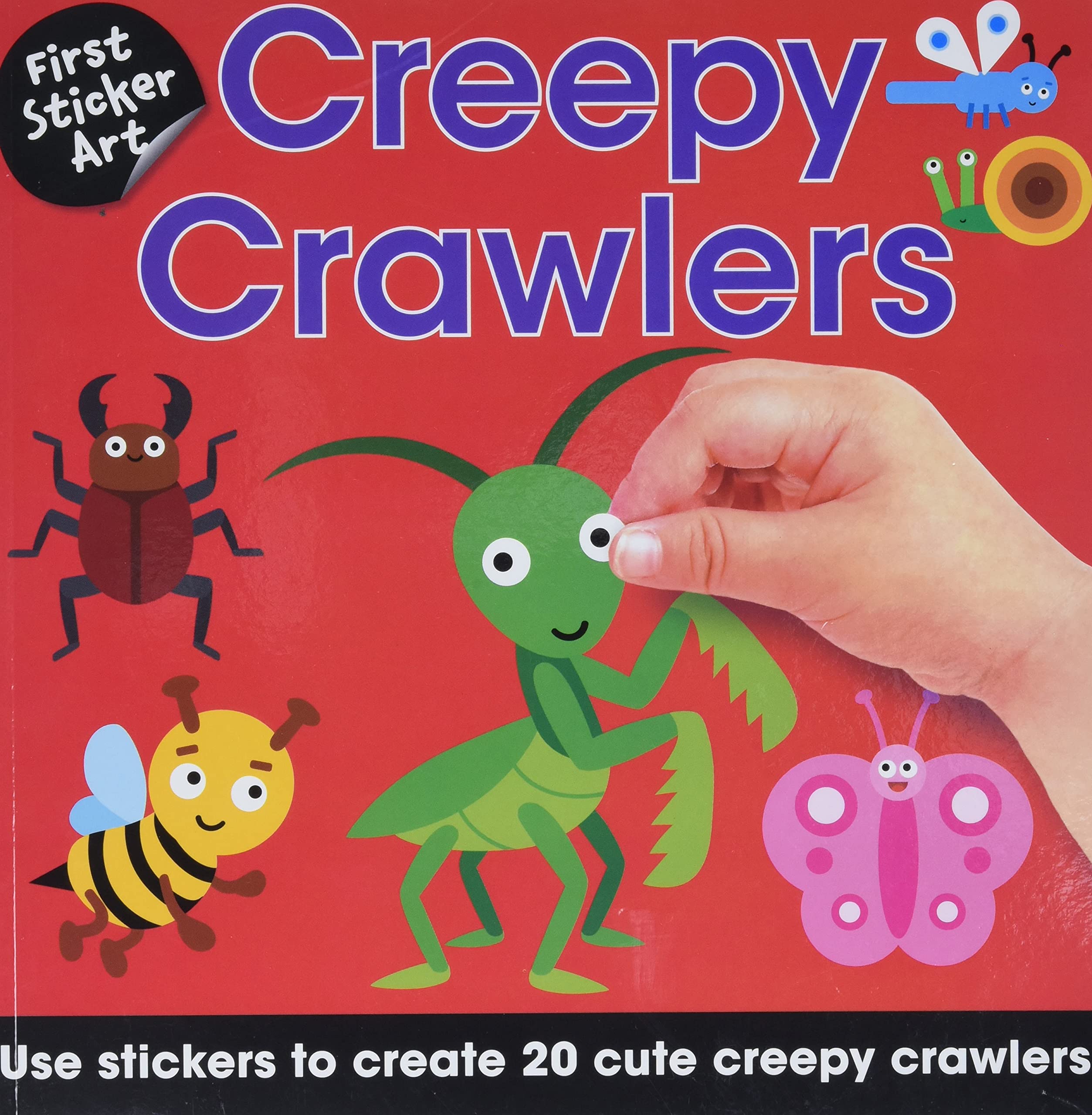 First Sticker Art: Creepy Crawlies