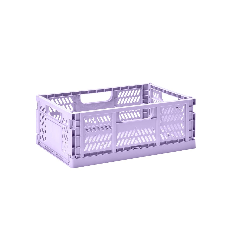 Modern Folding Crate | Lilac (Medium)