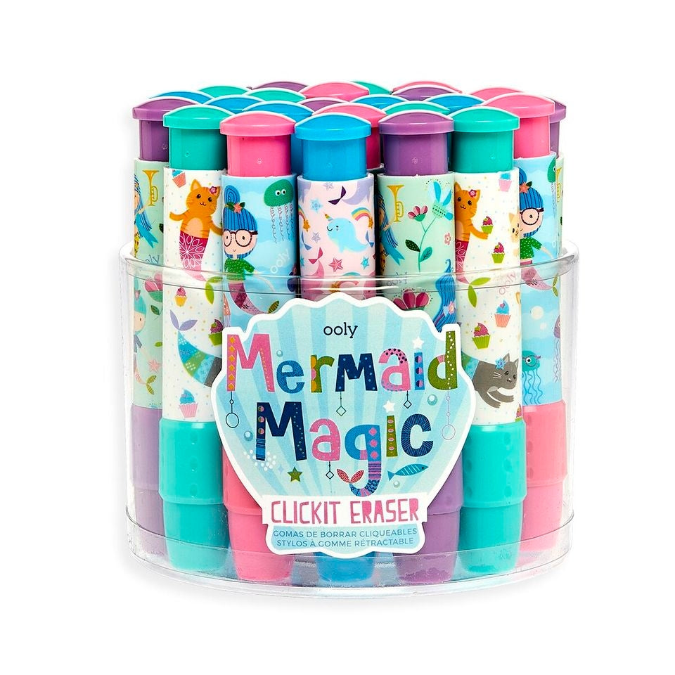 Click-It Erasers: Mermaid Magic