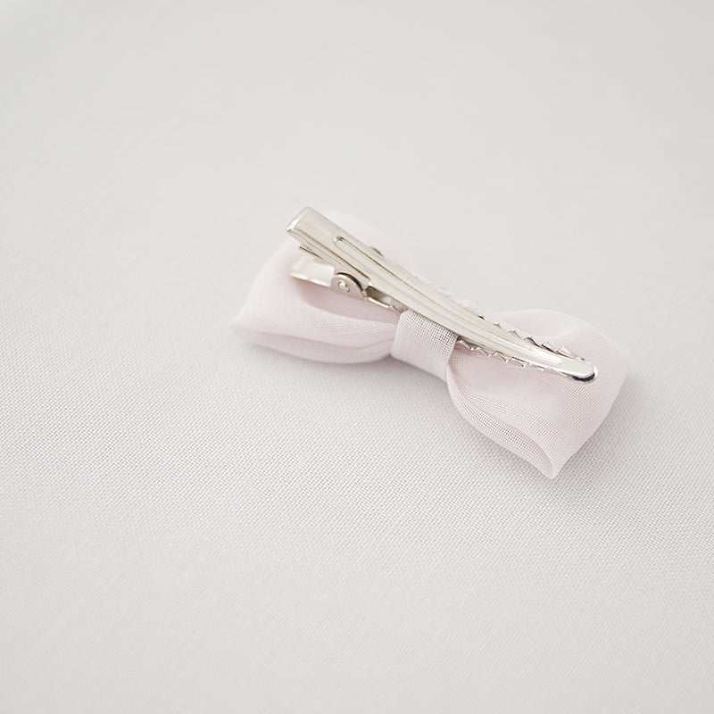 Linen in Petal | Mini Bow