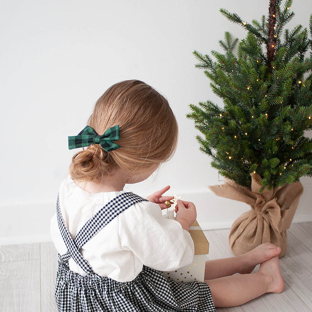 Forest Check | Hand-Tied Bow
