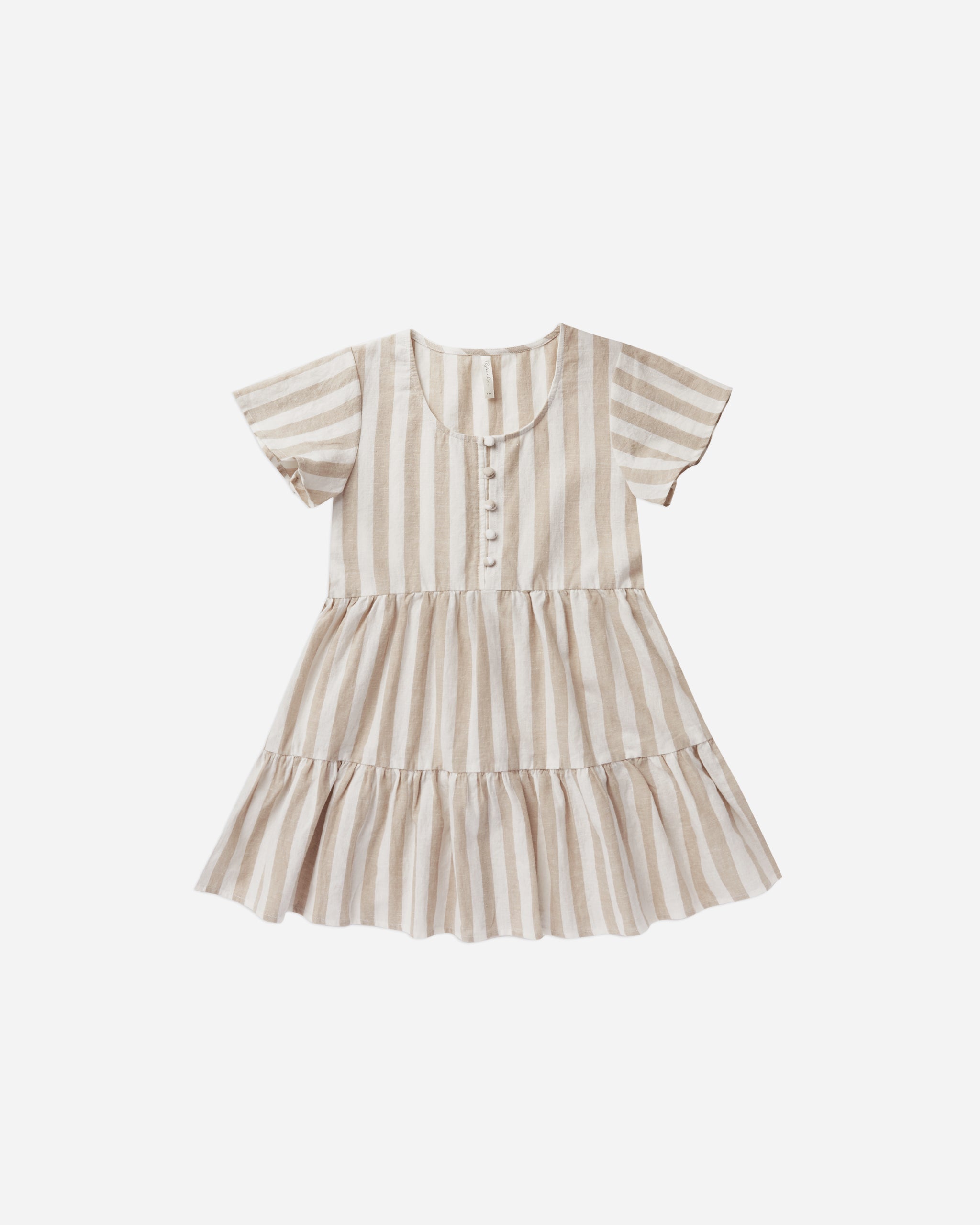 dolly dress | grey stripe - LAST 6/7Y & 8/9Y