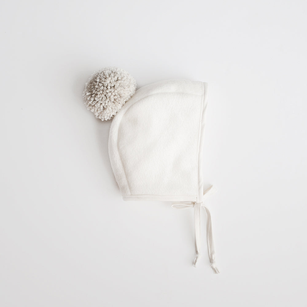 Fleece Interchangeable Bonnet | Ivory