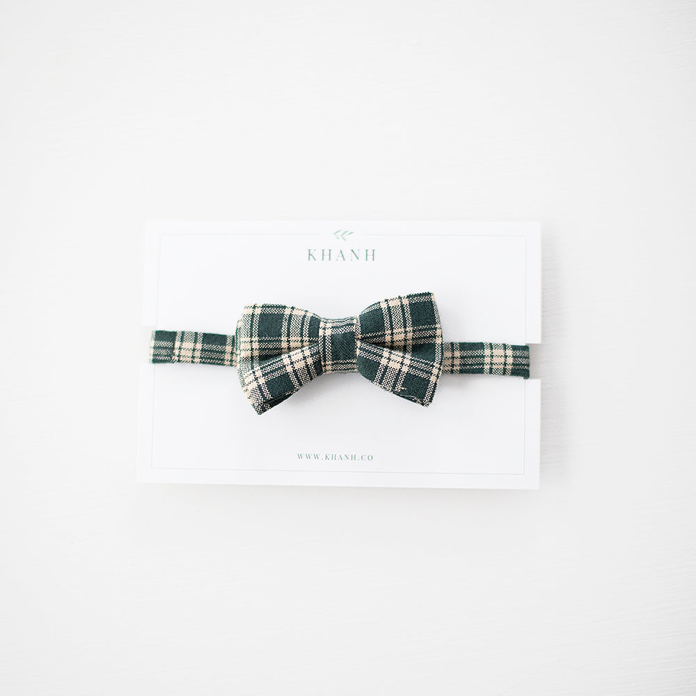 Green Plaid | Bow Tie