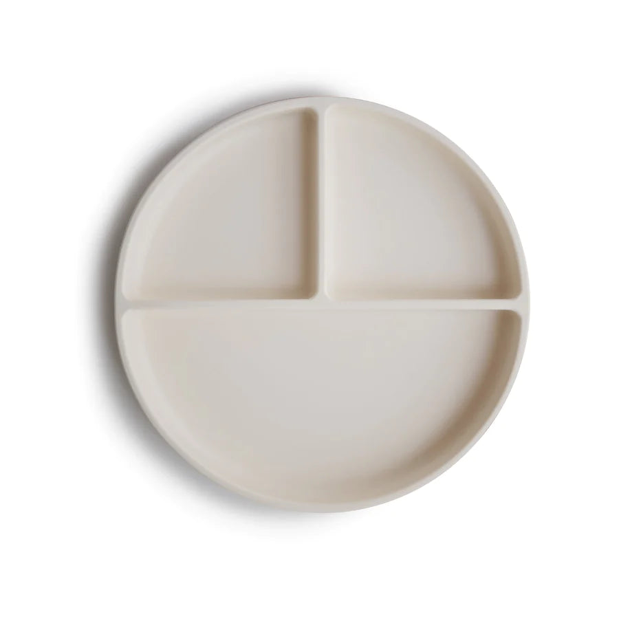 Silicone Suction Plate | Ivory
